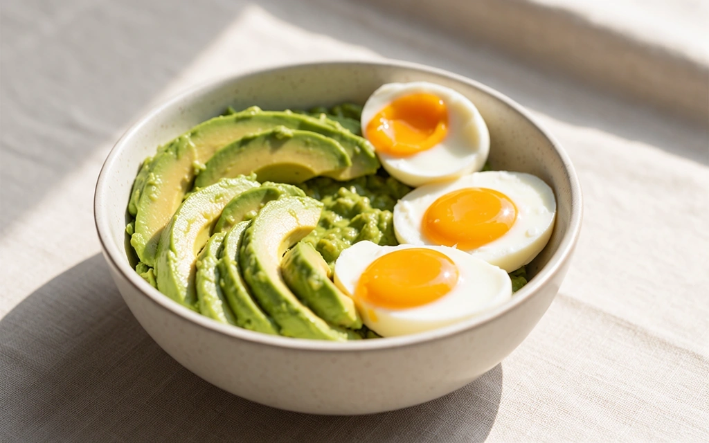 Gesundes Frühstück nach gutem Schlaf